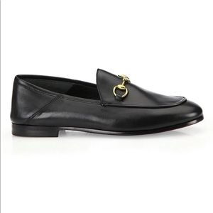 Gucci Women's Brixton Leather Horsebit Loafers - Black -  size 36